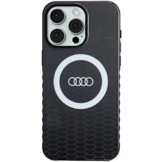 Audi - Audi iPhone 15 Pro Max Mobilskal Magsafe IML Big Logo - Svart