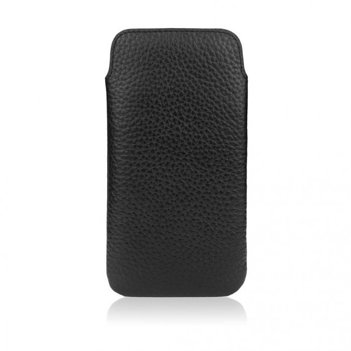 UTGATT5 - CASEual LeatherPouch fr iPhone 6/6s av premium lder - Classic Black