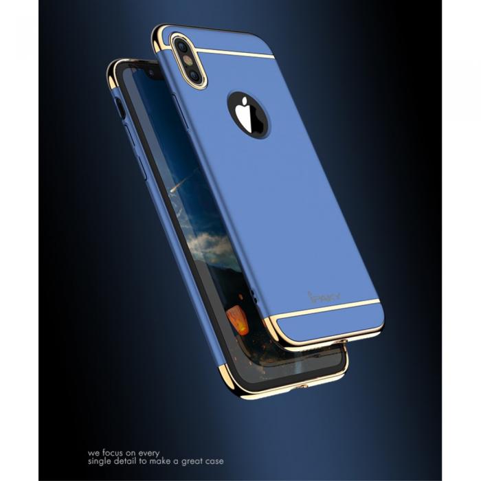 UTGATT4 - iPaky Electroplating Skal till Apple iPhone XS / X - Rose Gold