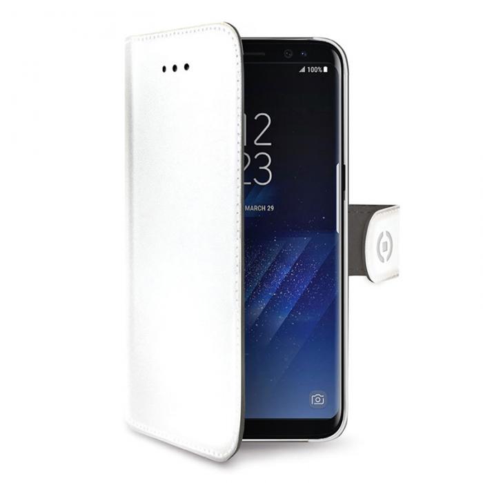 UTGATT5 - Celly Wallet Case Galaxy S8 White