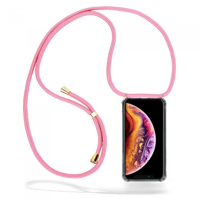 UTGATT4 - CoveredGear Necklace Case iPhone X - Pink Cord