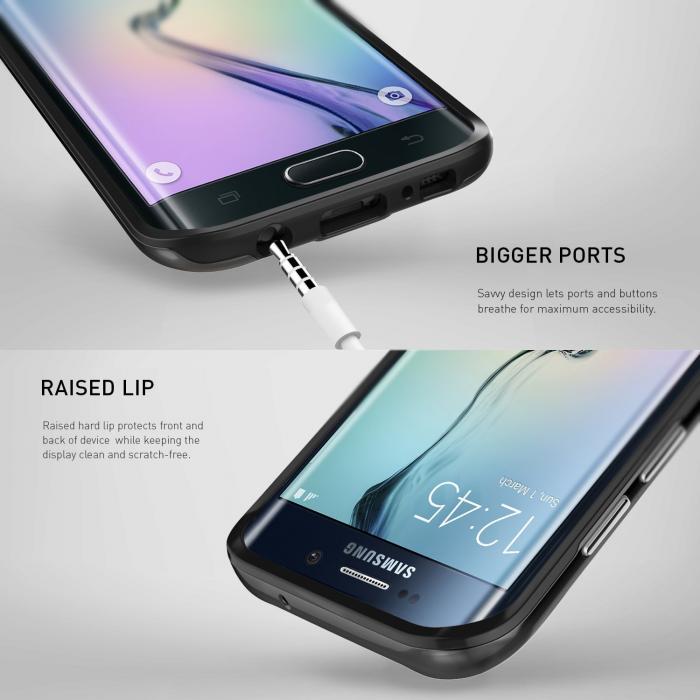 UTGATT5 - Caseology Wavelength Series Skal till Samsung Galaxy S7 Edge - Svart