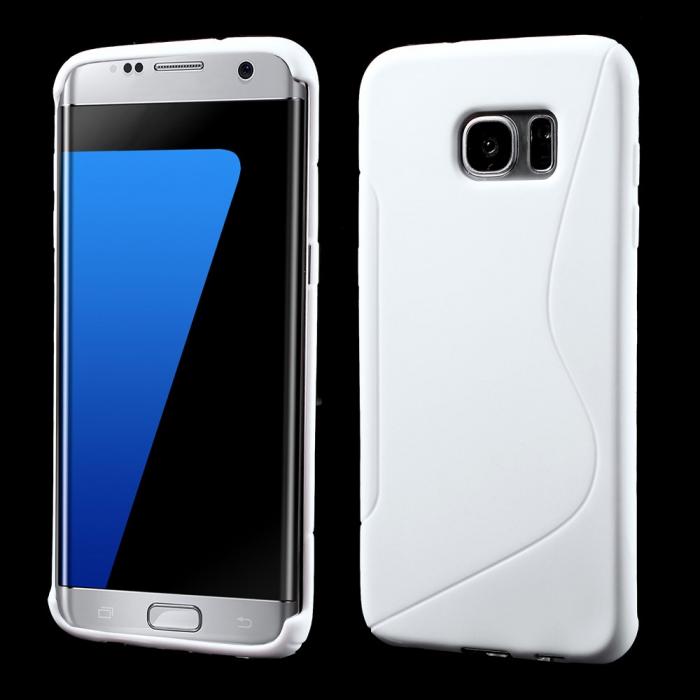 UTGATT5 - Flexicase Skal till Samsung Galaxy S7 Edge - Vit