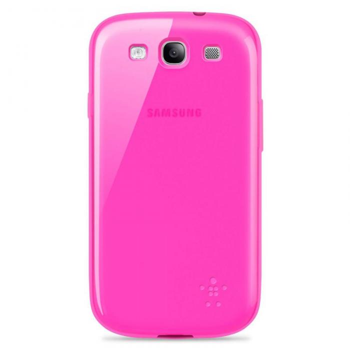 UTGATT4 - BELKIN FlexiCase Skal till Samsung Galaxy S3 i9300 (Rosa)