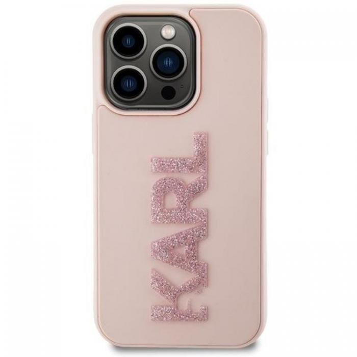 KARL LAGERFELD - Karl Lagerfeld iPhone 15 Pro Max Mobilskal 3D Glitter Logo