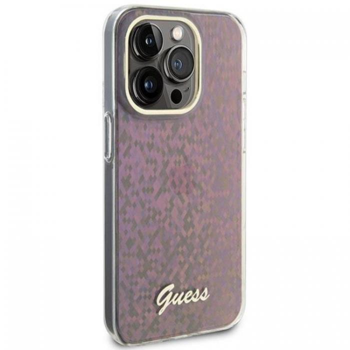 Guess - Guess iPhone 15 Pro Mobilskal IML Mirror Disco Iridescentgo