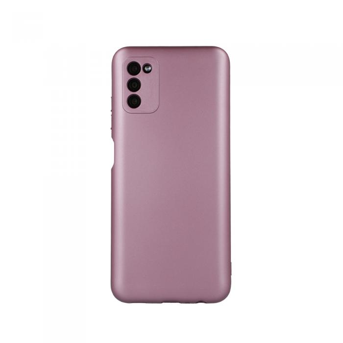 OEM - Metalliskt fodral fr Samsung Galaxy M23 5G i rosa frg