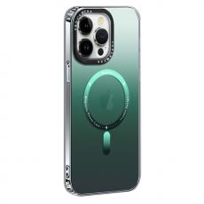 A-One Brand - iPhone 13 Pro Max Mobilskal Magsafe Gradient - Grön