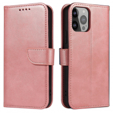 OEM - iPhone 15 Plus Plånboksfodral Magnet Stativ - Rosa