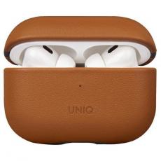 UNIQ - Uniq Airpods Pro 2 Skal Äkta Läder Terra - Toffee Brun