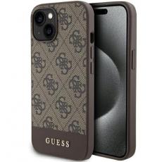 Guess - Guess iPhone 15/14/13 Mobilskal 4G Stripe Collection - Brun