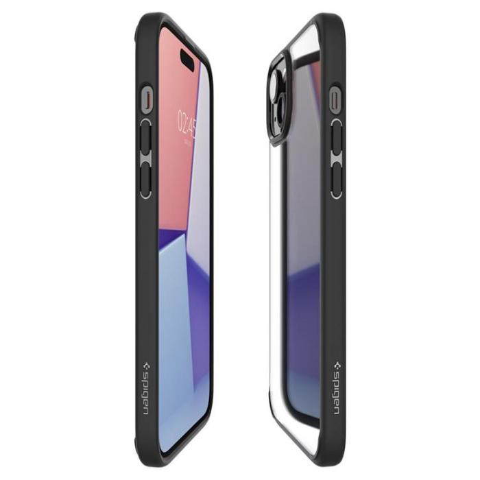 Spigen - Spigen iPhone 15 Mobilskal Ultra Hybrid - Matte Svart