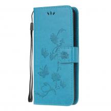 A-One Brand&#8233;Butterfly Plånboksfodral till Huawei P40 - Blå&#8233;