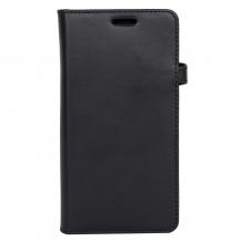 GEAR - GEAR Buffalo äkta läder Plånboksfodral Samsung Galaxy S9 - Svart