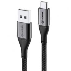 ALOGIC - ALOGIC Ultra USB-A till USB-C Kabel 1.5 m - Rymdgrå