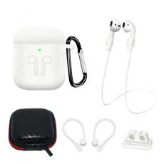 A-One Brand - [5-Pack] Airpods 1/2 Tillbehör Set - Vit