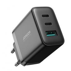 Joyroom - Joyroom Snabbladdare 2x USB-C USB-A 32W - Svart