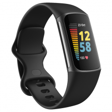 Fitbit - FITBIT Charge 5, Black/Graphite
