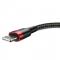 BASEUS - Baseus Cafule lightning kabel QC3.0 2A 3M Svart-Rd