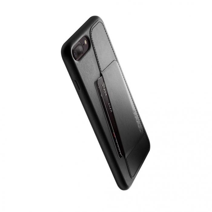 UTGATT5 - Mujjo kta Lder Mobilskal iPhone 8 Plus/7 Plus - Svart