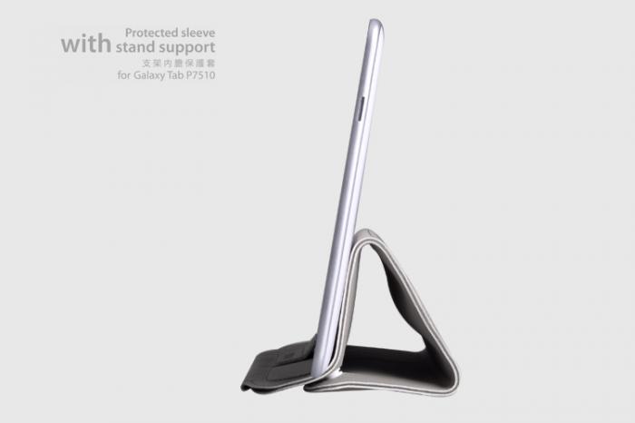 UTGATT4 - Rock Sleeve med stand support Vska fr Samsung Galaxy Tab 10,1 (KHAKI)