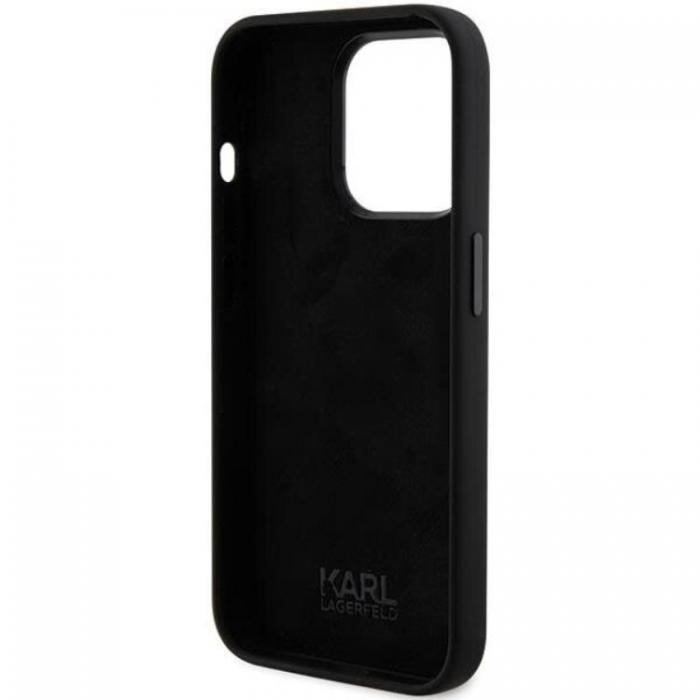 KARL LAGERFELD - KARL LAGERFELD iPhone 15 Pro Mobilskal Ikonik Metal Pin