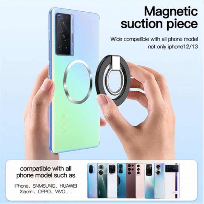 UTGATT1 - Magsafe Magnetic Ringhllare Till Mobiltelefon - Bl