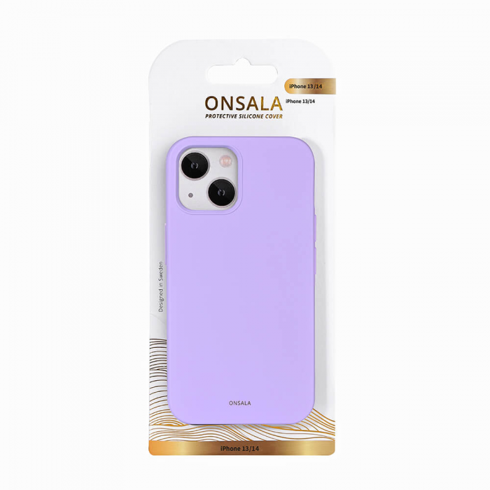 Onsala - Onsala iPhone 14/13 Mobilskal Silikon - Lila