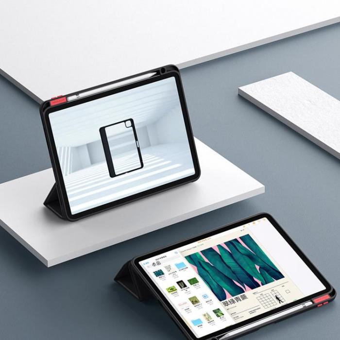 Nillkin - Nillkin iPad 10.9 (2022) Fodral Bevel Lder Smart - Grn