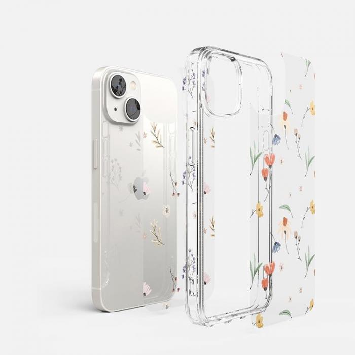 Ringke - Ringke iPhone 14 Plus Skal Fusion Armored med Gel Ram - Dry Flowers