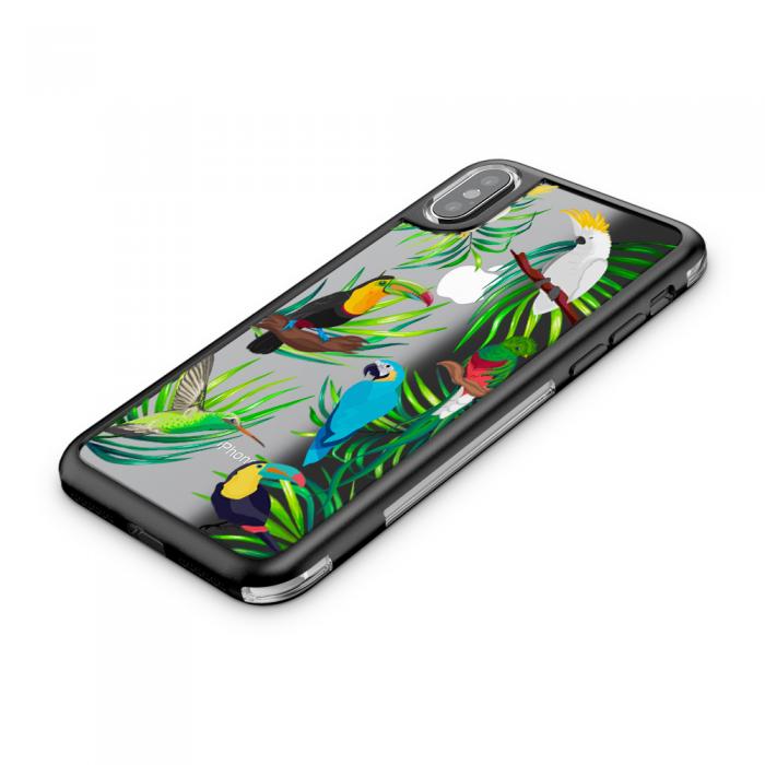 UTGATT5 - Fashion mobilskal till Apple iPhone X - Tropical Birds