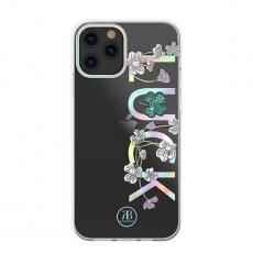 Kingxbar - Kingxbar Lucky Series skal dekorerad iPhone 12 mini transparent