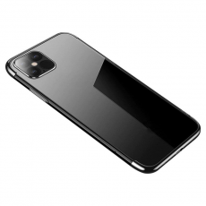 A-One Brand - Galaxy A22 4G Mobilskal Clear Color - Svart