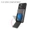 A-One Brand - iPhone 14 Plus Skal Korthllare Flip - Svart