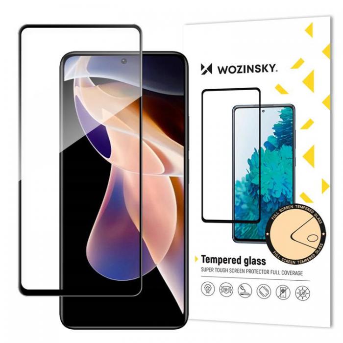 Wozinsky - Wozinsky Super Hrdat Glas Xiaomi Redmi Note 11 Pro Plus/11 pro - Svart