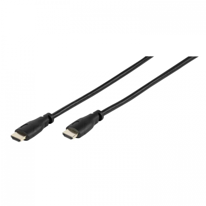 UTGATT1 - Vivanco kabel HDMI High Speed Ethernet 15m Guld Plug - Svart