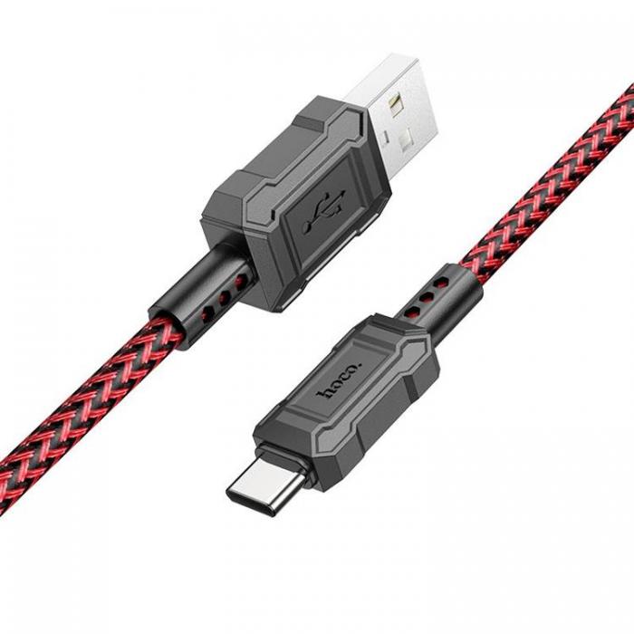 Hoco - Hoco USB-A Till USB-C Kabel 1m Leader - Rd