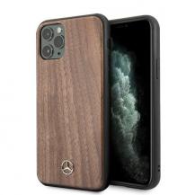 Mercedes - Mercedes Case skal iPhone 11 Pro Max Skal Trä Linje Valnöt Brun