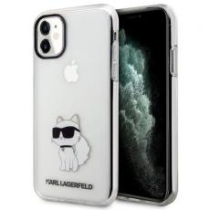 KARL LAGERFELD - Karl Lagerfeld iPhone 11 / XR Mobilskal Ikonik Choupette - Transparent