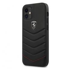 Ferrari - Ferrari Off Track Quilted Skal iPhone 12 Mini - Svart