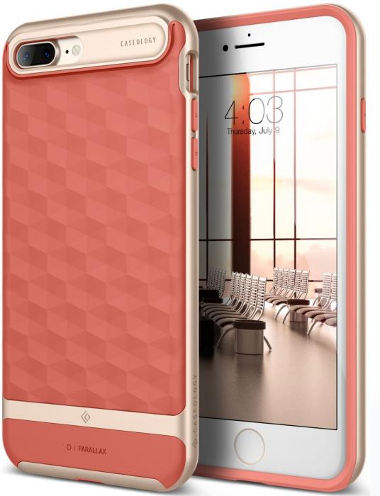 Caseology - Caseology Parallax Skal till iPhone 7 Plus - Rosa