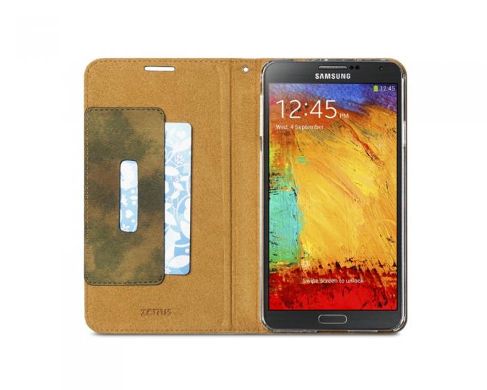 UTGATT4 - Zenus Camo Diary Vska till Samsung Galaxy Note 3 N9000 (Grn)