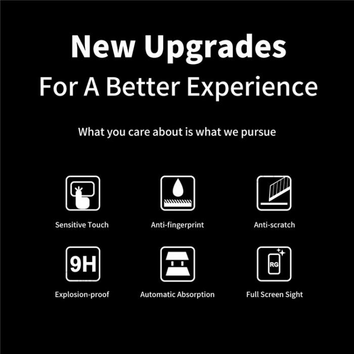 A-One Brand - [1-Pack] Xiaomi Redmi Note 11 Pro 4G/5G Hrdat Glas Skrmskydd - Svart