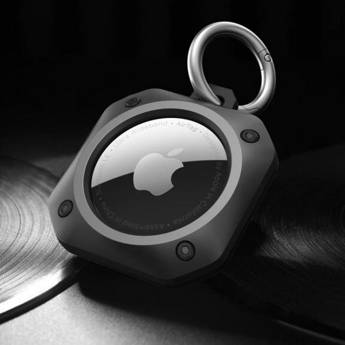 Tech-Protect - Tech-Protect Apple AirTag Skal Rough Pro - Svart
