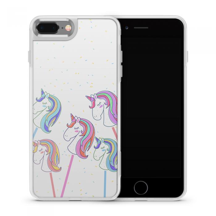 UTGATT5 - Fashion mobilskal till Apple iPhone 8 Plus - Unicorns