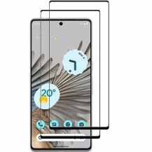 A-One Brand - [2-Pack] Google Pixel 7 Härdat glas Full Glue HD - Svart