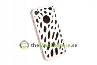 A-One Brand - Perforated Baksideskal till iPhone 4S/4 (Perforate) (Vit)