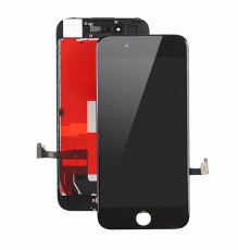 SpareParts - iPhone SE 2020 Glas med original LCD display - Svart