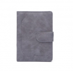 A-One Brand - Passhållare Plånbok RFID Korthållare Slim - Grå