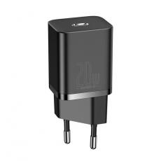 BASEUS - Baseus Super Si 1C Väggladdare USB-C 20 W - Svart